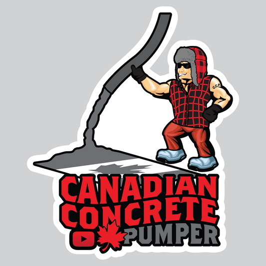 Custom Heavy-Duty Stickers - Canadian Concrete Pumper